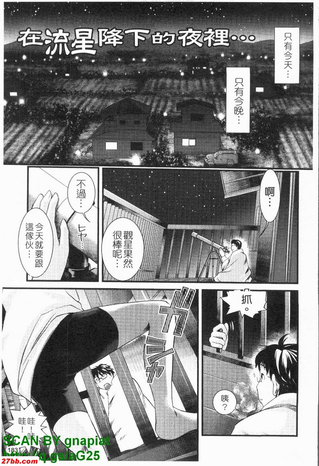 流星降下的夜裡...